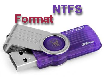  Как отформатировать флешку в NTFS 